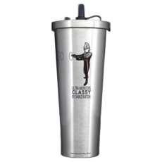 A Plastic Project 超人力霸王 不鏽鋼吸吸杯 附粗細吸管組, 830ml, 1個