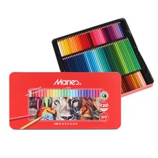 Maries Sina Art油性色鉛筆鐵盒, 1個, 120色