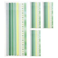 BeOnD 長版索引貼紙 青蘋果 透明 8款 x 20張 套組, 4套