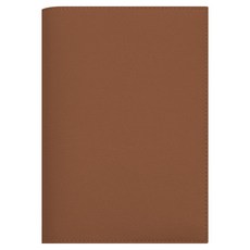 소이믹스 에어리 라이트 가죽 베이직 북커버 M, 브라운, 1개