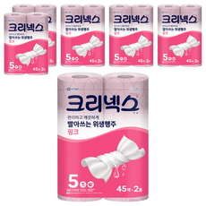 Kleenex 舒潔 可水洗衛生抹布 粉紅色, 90張, 6個