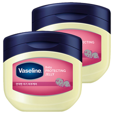 Vaseline 凡士林 嬰兒爽身潤膚膏，呵護嬰兒肌膚，清爽的嬰兒粉香, 100ml, 2罐