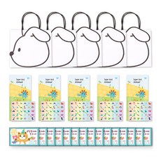 멜로우스토리 해피퍼피 답례품 선물 세트, 슈퍼 카인드, 5세트