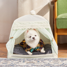 WOLFLAUNCH 毛球寵物帳篷, 淺綠色