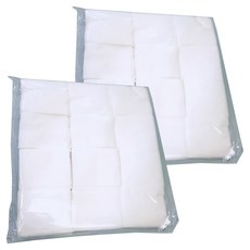 Real Beauty 不起棉絮化妝棉 大尺寸, 單色, 2個, 1200入