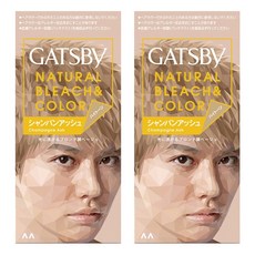 GATSBY 無敵顯色染髮霜, 香檳淺金, 2盒