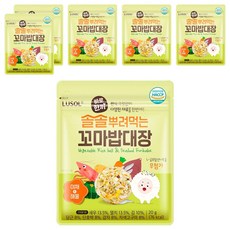 루솔 바로한끼 솔솔뿌려먹는 꼬마밥대장, 야채 앤 해물맛, 20g, 6개