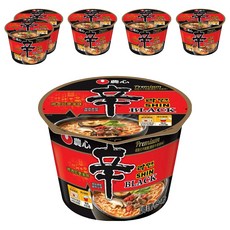 NONGSHIM 農心 超進化辛碗麵 濃郁牛骨湯味 101g, 6入