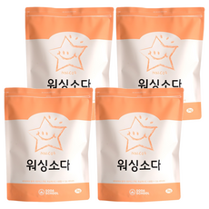 소다스쿨 워싱소다 세탁세제, 3kg, 4개