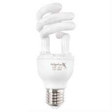 Petpetzone 爬蟲 UVB燈泡 13W 110-120V E27, 白色, UVB燈泡 白色, 1個