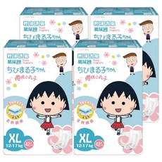 舒寶 輕薄透氣尿布 櫻桃小丸子聯名款 12~17kg, XL, 168片