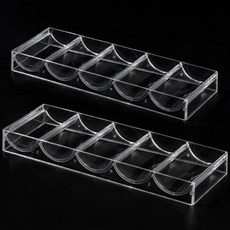 AAHM 籌碼盤 不含蓋 100p, 2個, 透明