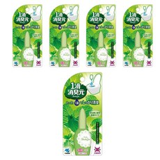 小林製藥 馬桶浴廁一滴芳香消臭劑, 清香, 20ML, 5瓶