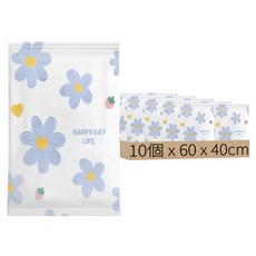 藍花真空壓縮袋 小號, 10個, 1個裝