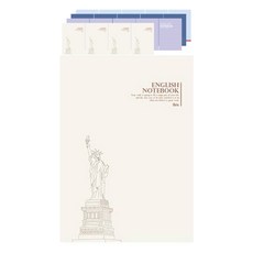 ibis SP 英文筆記本 4款 x 5入組 12250, 建築物, 女神像, 經典, 紫色, 1套