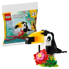 LEGO 樂高 30688 CREATOR 熱帶巨嘴鳥 6歲以上, 1組, 混和顏色