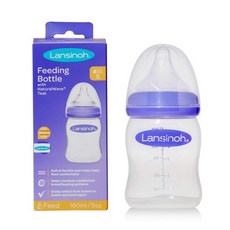 Lansinoh 蘭思諾 幼兒用 PP奶瓶, 混合顏色, 160ml, 1個