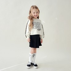 WALTONKIDS 兒童閃亮數字字母印花上下裝套裝