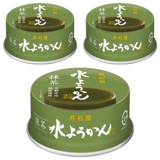 imuraya 井村屋 水羊羹罐頭 抹茶口味, 3個, 83g