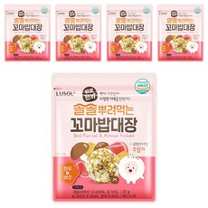 루솔 바로한끼 솔솔뿌려먹는 꼬마밥대장, 한우 앤 버섯맛, 20g, 5개