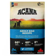 ACANA 愛肯拿 成犬 無穀配方乾飼料, 放養雞肉 + 新鮮蔬果, 6kg, 1袋