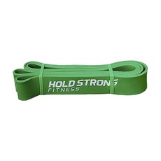 HOLD STRONG 重量訓練彈力帶 抗過敏不易斷裂, 綠色, 1個, 208cm