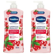 Vaseline 凡士林 乳液 蔓越莓 + VT-C, 2件, 500ml