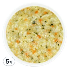 짱죽 실온이유식 9개월부터 중기 죽2, 혼합맛(연어/브로콜리), 160g, 5개