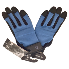 Black Diamond M's Crag 男款確保手套, 藍色, 1雙