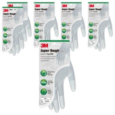 3M 超級堅韌 TOP 手套白色, 6個, 白色