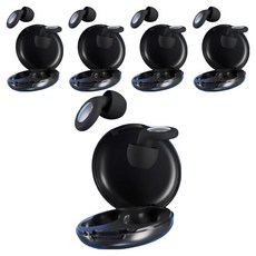 舒適生活 矽膠睡眠耳塞 黑色, 2入, 5個