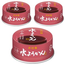 imuraya 井村屋 水羊羹罐頭 小倉紅豆, 3個, 83g
