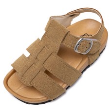 LA STELLA 兒童格紋軟墊涼鞋