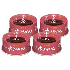 imuraya 井村屋 水羊羹罐頭 小倉紅豆, 4個, 83g