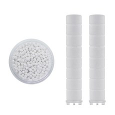 SHCJ 生活采家 蓮蓬頭替換濾心組 標準型除氯盒 + PP棉濾心 2個, 沐浴除氯款, 1組