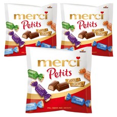메르시 쁘띠 초콜릭 컬렉션 레드, 125g, 3개