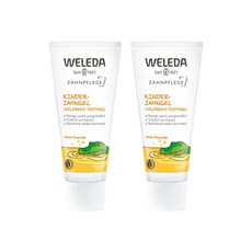 WELEDA 薇蕾德 天然金盞花兒童潔牙膠, 2條, 50ml