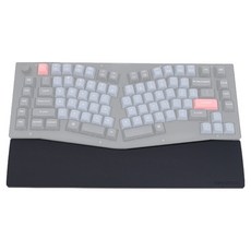 키크론 액세서리 실리콘 팜레스트 손목 받침대 PR54 Q10 & Q10P & V10, 1개, 블랙