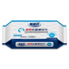 無塵氏酒精抗菌擦拭巾 超大尺寸24x15cm, 1入, 36包