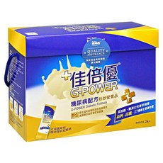 G-POWER 佳倍優 糖尿病配方粉狀營養品 高纖, 27種維生素礦物質, 40g, 1盒