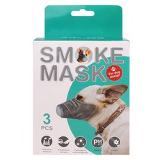 ROYALLIN 蘿林嚴選 寵物狗狗外出專用防病毒口罩 L 灰色 3片, 400g, 1包