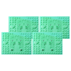 腳底按摩墊, 4個, 綠色