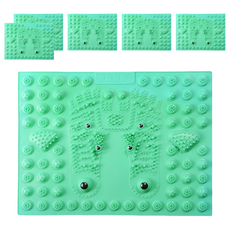 腳底按摩墊, 6個, 綠色