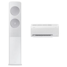 삼성전자 56.9㎡(17.2평) + 18.7㎡(5.7평) Bespoke AI 무풍 클래식 청정 홈멀티형 에어컨 + 리모컨 세트 AF70F17D25WRZ 방문설치, 매립배관형