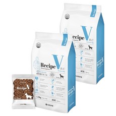 유한양행레시피브이 강아지 처방식사료, 신장, 1.2kg, 2개 신장, 1.2kg, 2개
