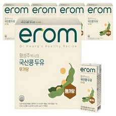 이롬 황성주 박사의 국산콩 두유 무가당, 190ml, 80개