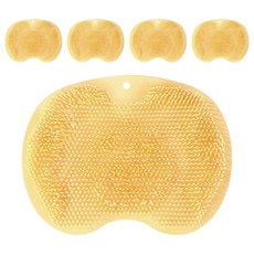 YEONY FACTORY 防滑足部清潔刷墊 黃色, 5個, 1入, 160g