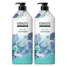 케라시스 퍼퓸 샴푸 그린 릴리, 2개, 1L
