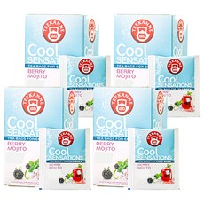 TEEKANNE 恬康樂 Cool Sensations莓果莫希托冰茶茶包, 2.5g, 18入, 4個