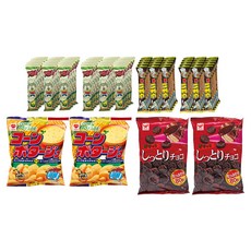 派對綜合餅乾組, 玉米濃湯棒 6g 15入+巧克力棒 6g 15入+玉米濃湯餅乾 75g+巧克力脆餅 80g, 2組